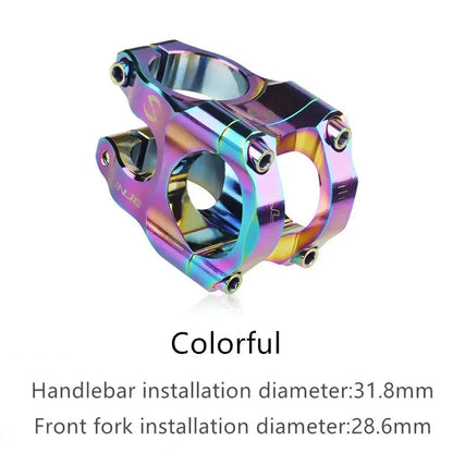 MTB Road Bike Stem CNC Mountain Bicycle Bridge Short Power 31.8mm High Strength Climbing Riser Pi-Mart