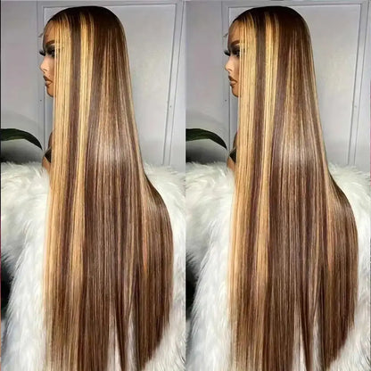 Highlight Wigs Colored Straight Lace Front Human Hair Wigs For Women Honey Blonde Straight 13x4 Hd Lace Frontal Wigs Human Hair NovaCart