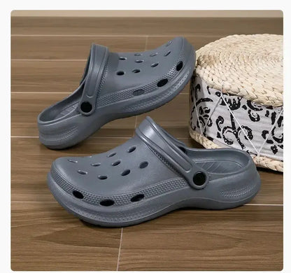 Summer Men Clogs Sandals Men's and Women's Leisure Slippers Beach Slides Home Garden Shoes Outdoor Sandals Plus Size 46 47 48 NovaCart