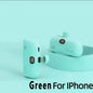 Mini Power Bank 2000/5000mAh Built Cable Portable Mobile Charger Fast Charger