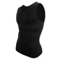Men's Body Shaper Slimming Shirt V Neck Tummy Vest Compression Base Layer Slim Muscle Tank Top Shapewear NovaCart