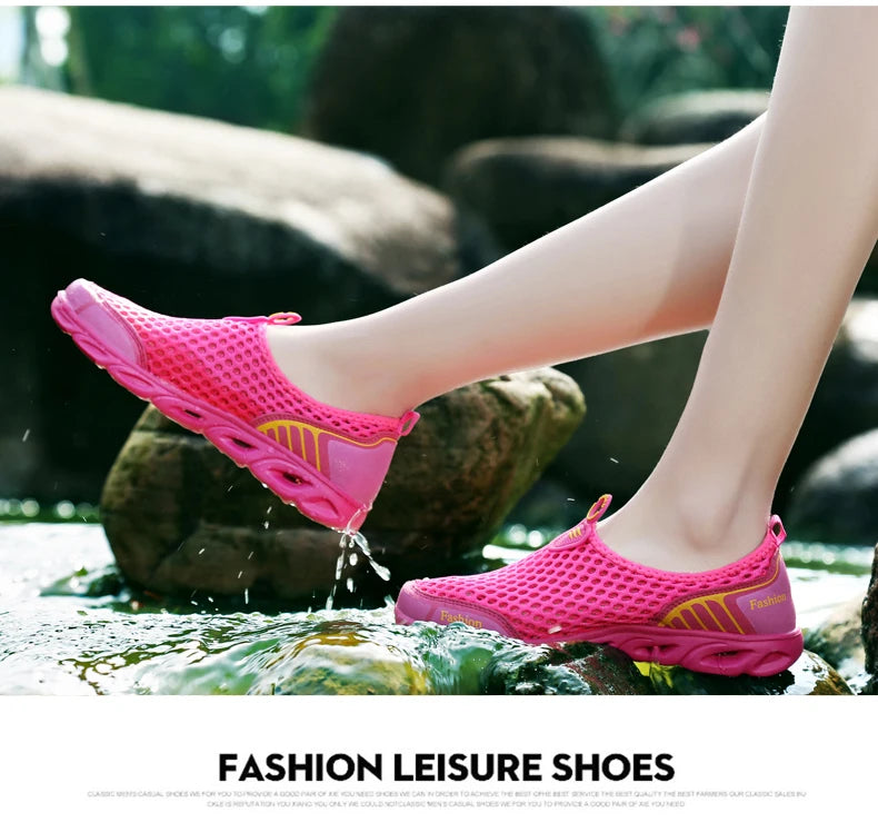 Fashion Casual Shoes Lightweight Summer Breathable Men Shoes Outdoor Comfortable Women Footwear Male Ladies Walking Shoes 36-45 NovaCart