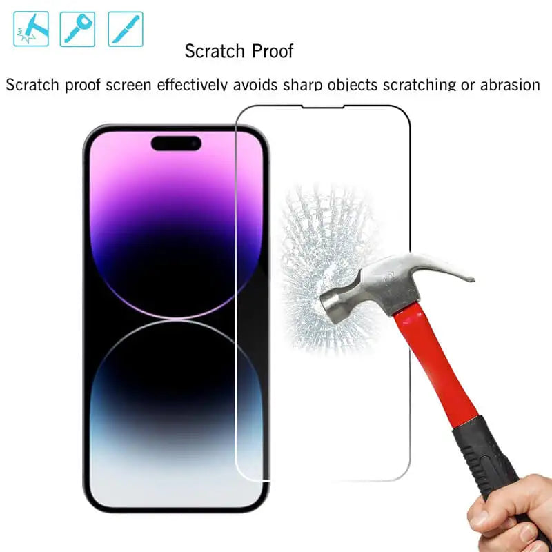 Tempered Glass for iPhone 14 Pro 15 16 17 13 12 11 pro max screen protector for iphone 15 pro mica for iphone 13 14 pro glass NovaCart