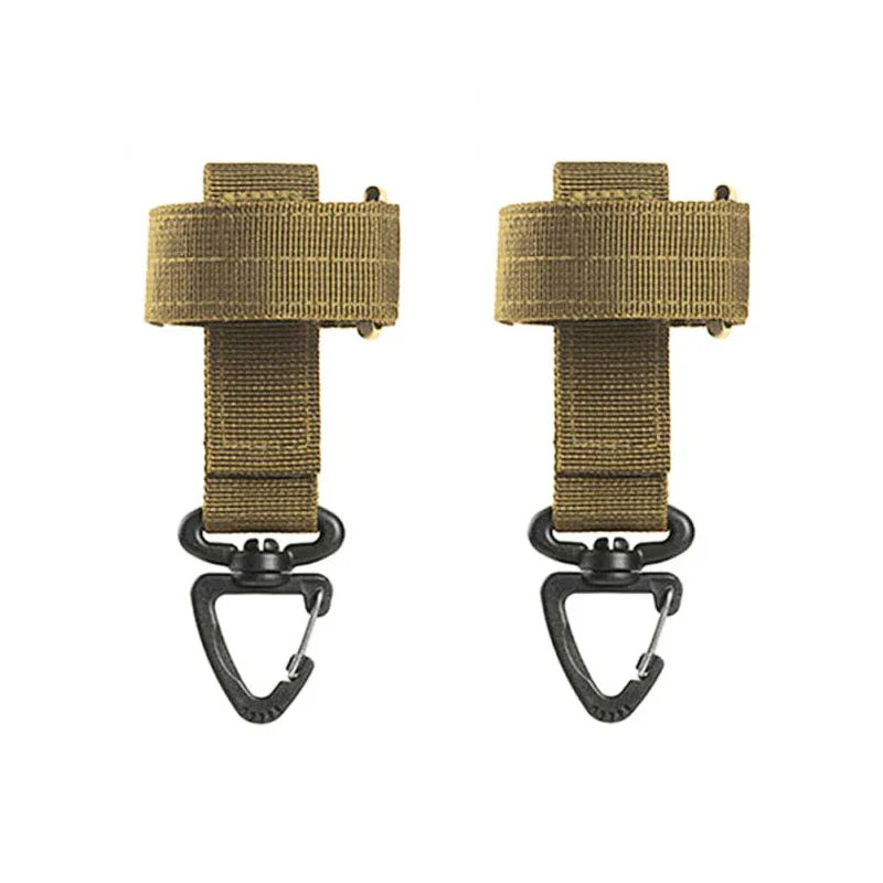 Multi-purpose Nylon Gloves Hook Work Gloves Safety Clip Outdoor Tactical Climbing Rope Camping Hanging Buck Outdoor Camping Pi-Mart