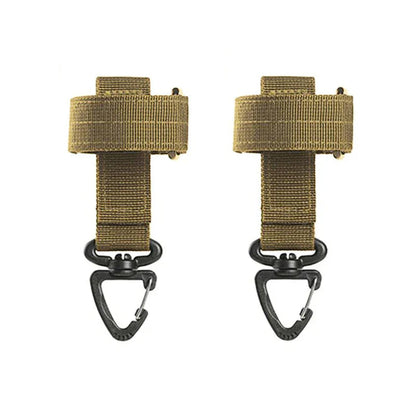 Multi-purpose Nylon Gloves Hook Work Gloves Safety Clip Outdoor Tactical Climbing Rope Camping Hanging Buck Outdoor Camping Pi-Mart