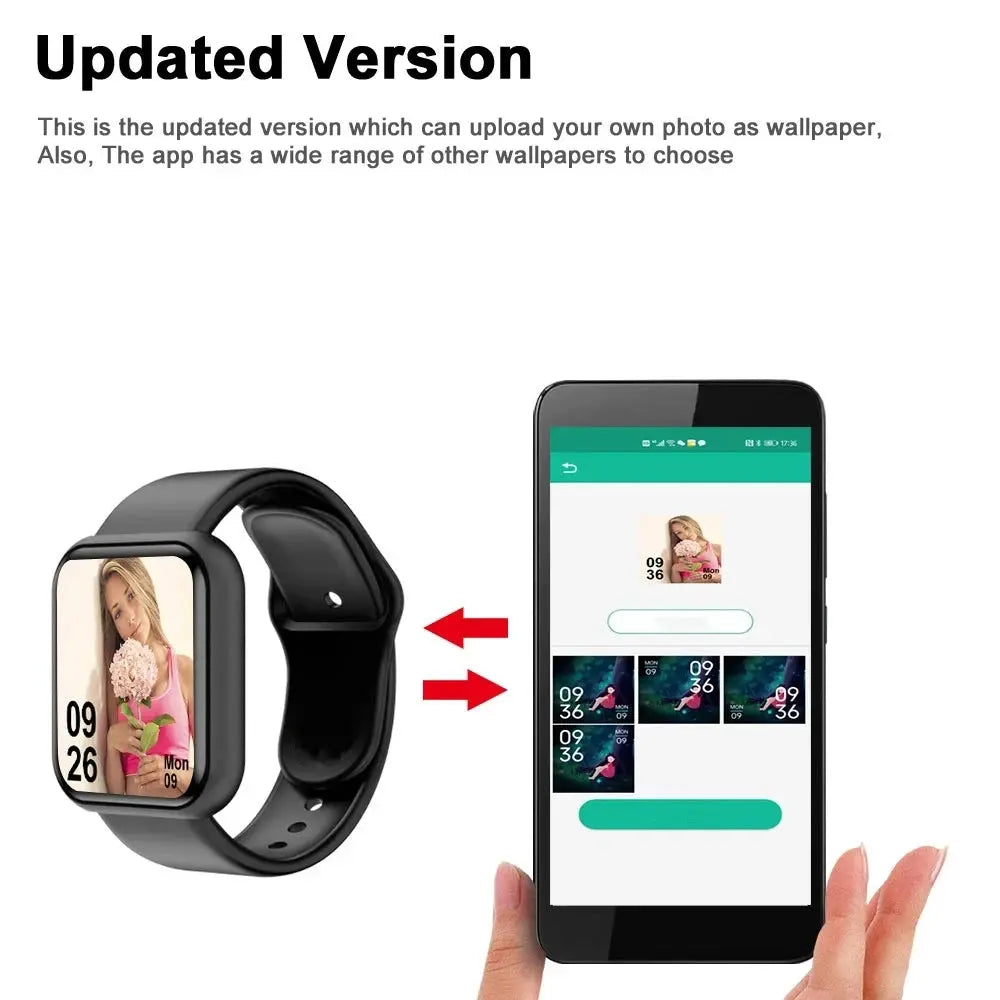 Multifunctional Smart Watch Men Women Bluetooth Connected Phone Music Player Fitness Sport Bracelet Sleep Monitor D13 Smartwatch NovaCart