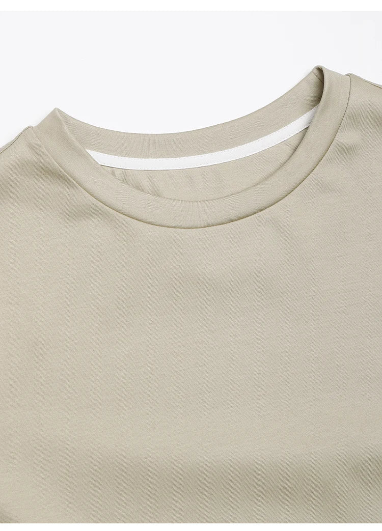 K2123L Summer Short Sleeved Clothes Premium Luxury Women's Clothing Combed Cotton Tshirts pima cotton Tee Shirt NovaCart