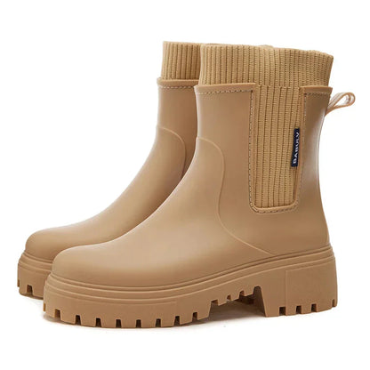 Women’s Waterproof Anti-Slip Rain Boots – Stay Dry Every Step FitiqueFit