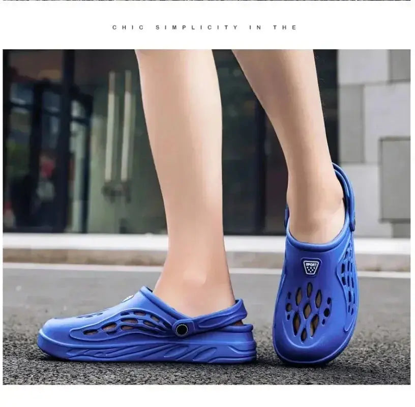 Outdoor Sandals for Men and Women Summer Clogs EVA Slippers Plus Size 47 48 49  Men Garden Shoes Beach Sandals Breathable Clogs NovaCart