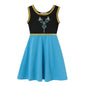 Children's Casual Dress for Girls Mermaid Rapunzel Dress One-Shoulder Sling Short Sleeve Princess Costume Summer Casual Vest NovaCart