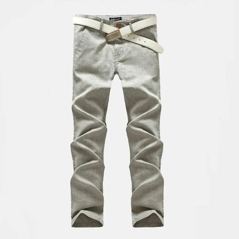 Checked pants for man Black Casual Pants Men Trousers Streetwear Mens linen Pants Slim Fit Male Plaid Pant men\'s Check Pants NovaCart