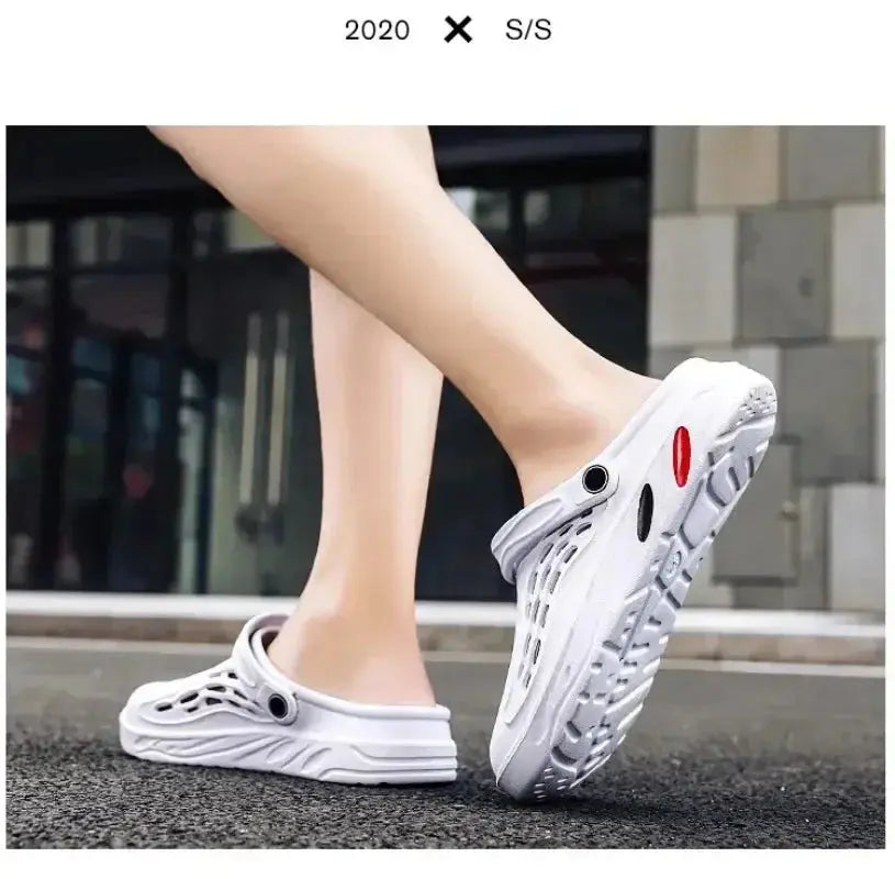 Outdoor Sandals for Men and Women Summer Clogs EVA Slippers Plus Size 47 48 49  Men Garden Shoes Beach Sandals Breathable Clogs NovaCart
