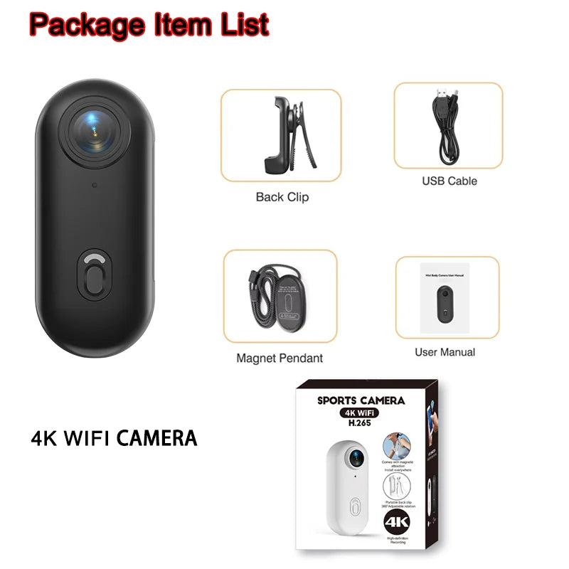 4K Mini Vlog Camera with WiFi SmartPursue™