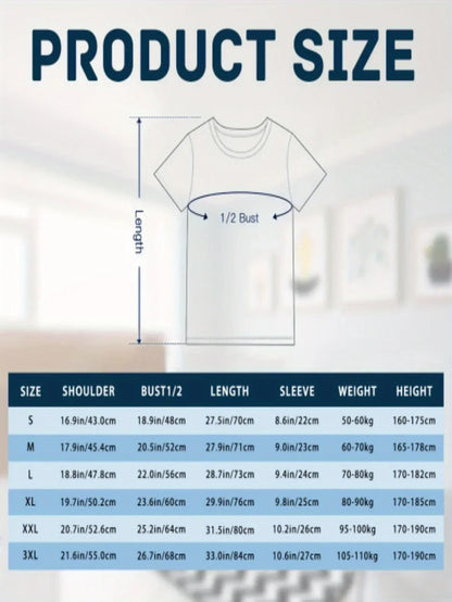 Summer 2025 New Brand Luxury Letter Pattern Printed Men's 100% Pure Cotton Short Sleeve Round Neck T-shirt NovaCart