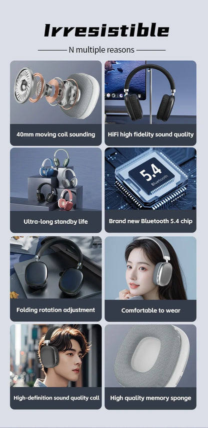 2025 NEW Air Max Bluetooth Headphones Earphone Wireless Headsets Stereo Surround Gaming Earbuds For Iphone Xiaomi Samsung Phone NovaCart