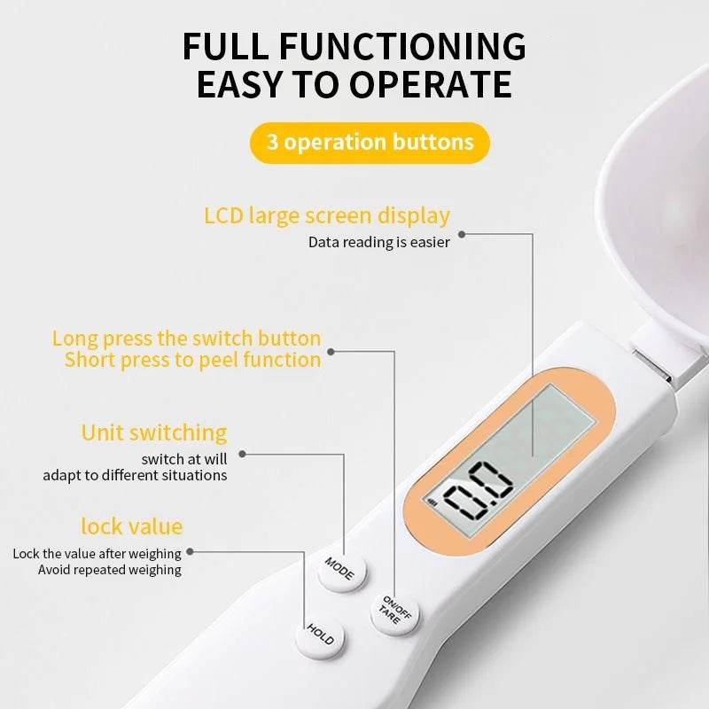 Mini Digital Spoon Scale – Precision Measuring SmartPursue™