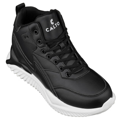 CALTO - S3060 - 4 Inches Taller (Black) - Lightweight Sneakers Tallmenshoes.com