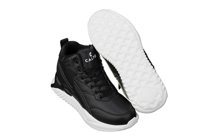 CALTO - S3060 - 4 Inches Taller (Black) - Lightweight Sneakers Tallmenshoes.com