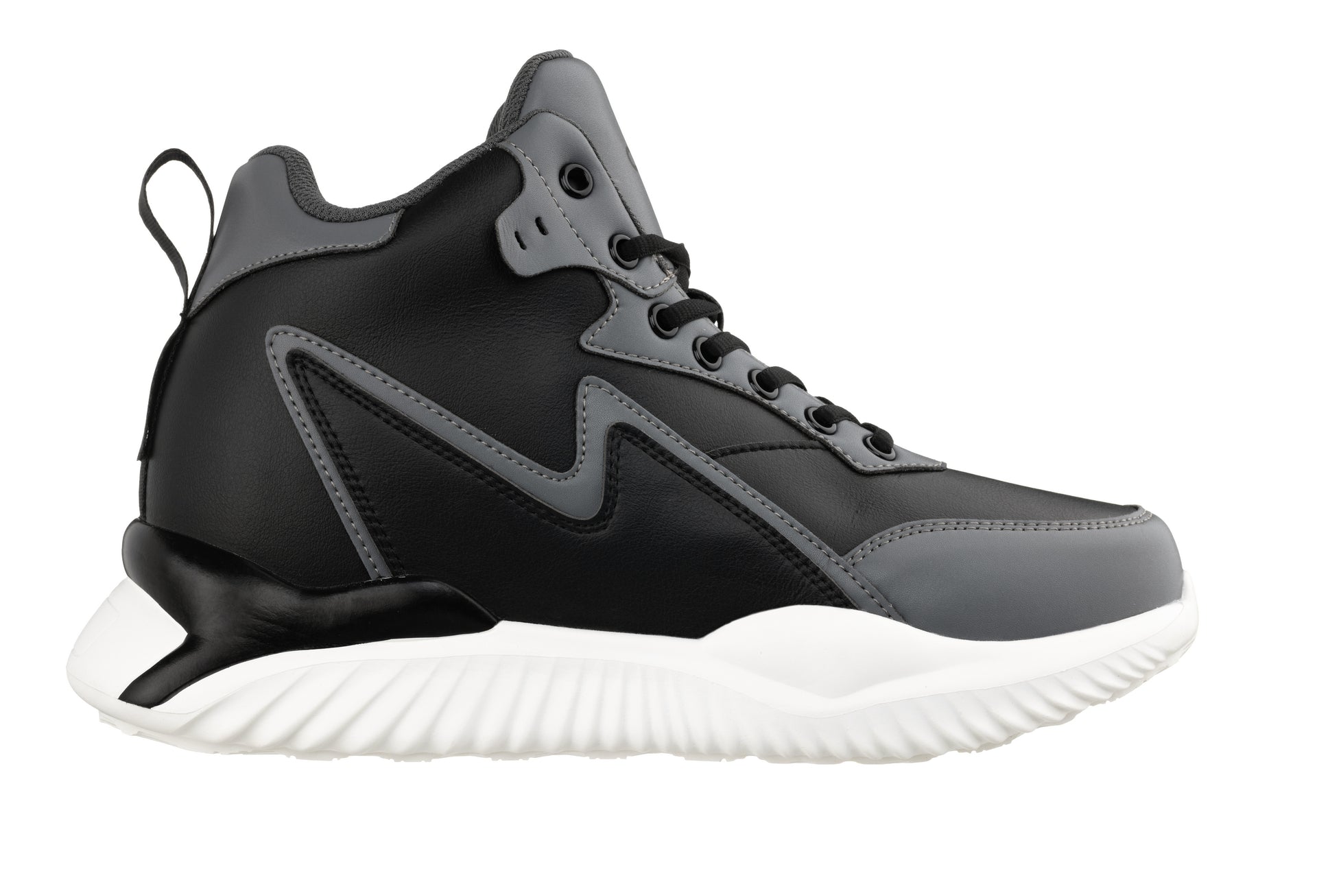 CALTO - S3061 - 4 Inches Taller (Black/Grey) - Lightweight Sneakers Tallmenshoes.com