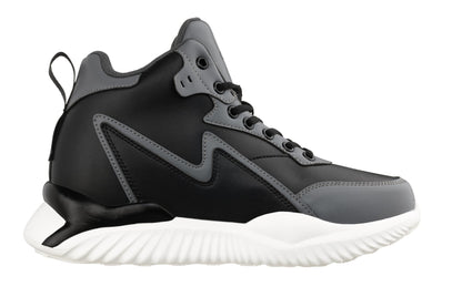 CALTO - S3061 - 4 Inches Taller (Black/Grey) - Lightweight Sneakers Tallmenshoes.com
