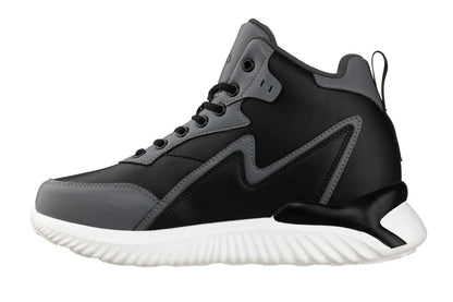 CALTO - S3061 - 4 Inches Taller (Black/Grey) - Lightweight Sneakers Tallmenshoes.com