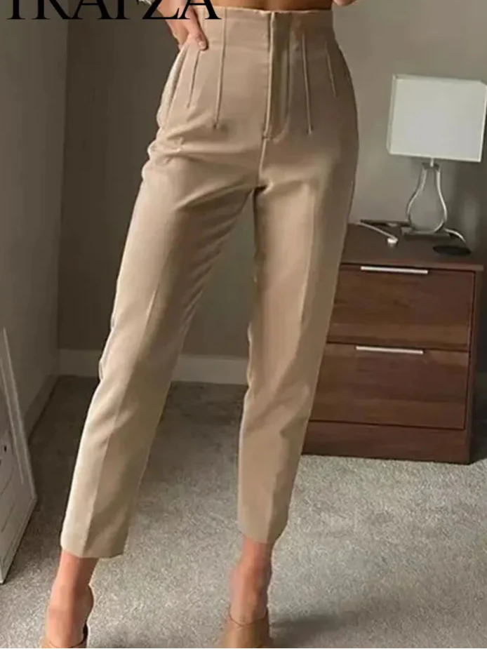 Women’s High Waist Slim Trousers FitiqueFit