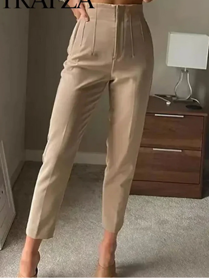 Women’s High Waist Slim Trousers FitiqueFit