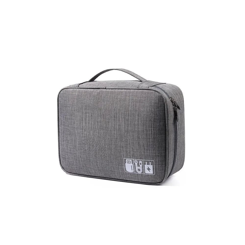 Cable Storage Bag Waterproof Digital Electronic Accessories Organizer Portable Travel Cable Organizer Case For USB Cable Charger Pi-Mart