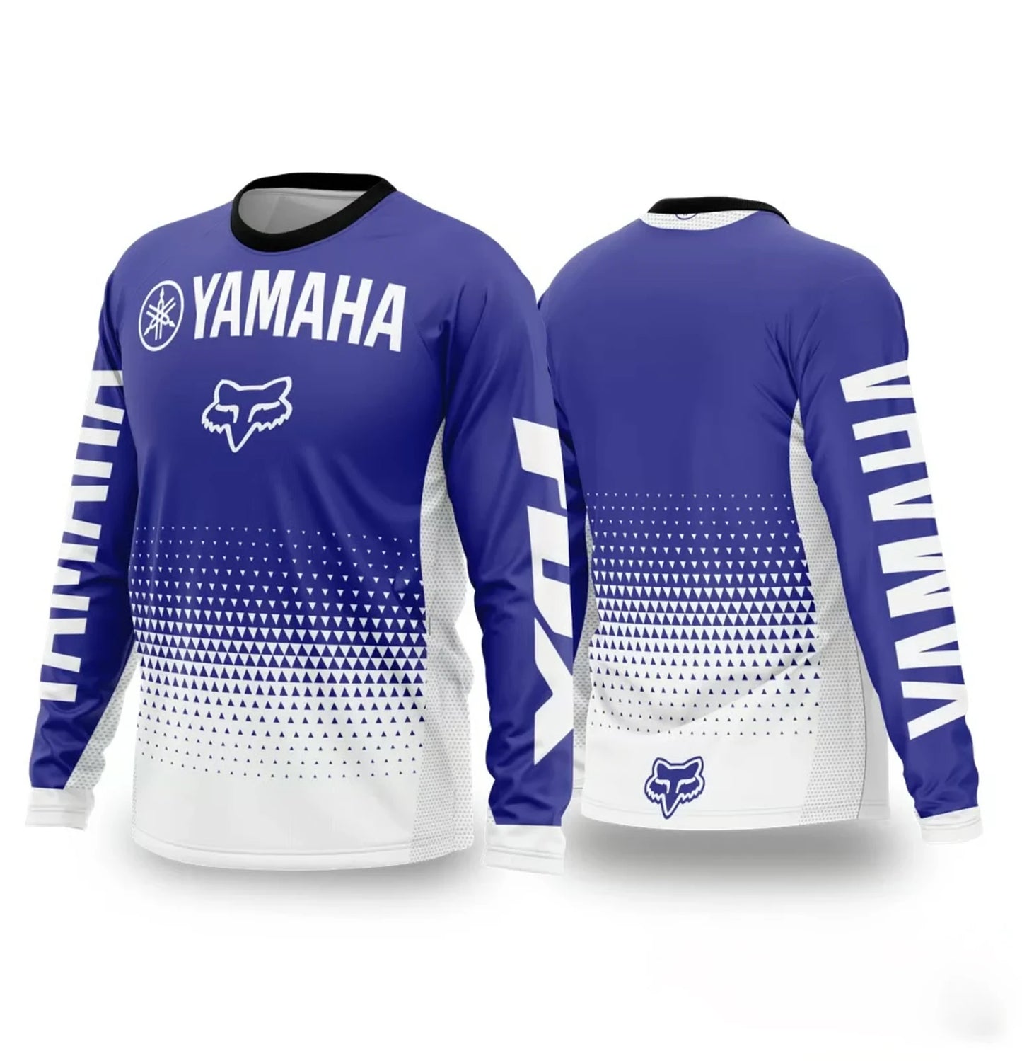 Summer YAMAHA Men Women Motorcycle Riding Suit Loose Breathable Quick Drying Off-Road Racing Suit Long Sleeved Sports T-Shirt NovaCart