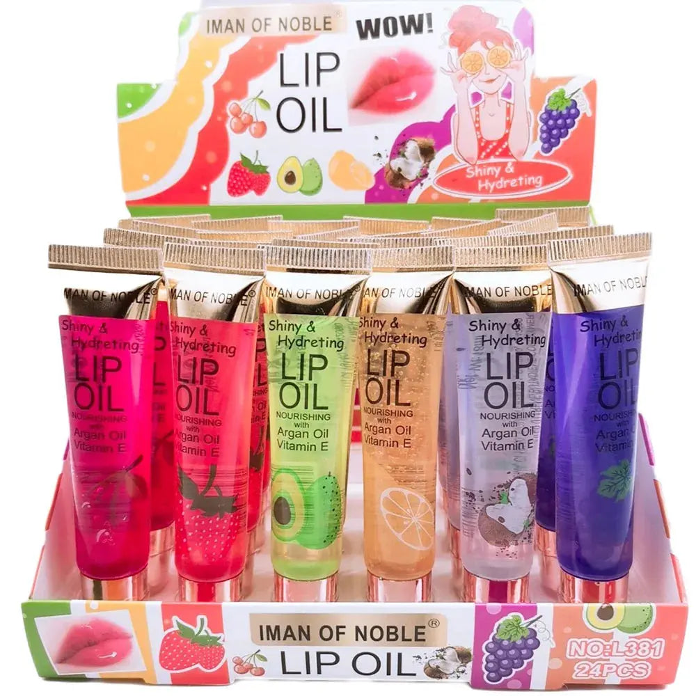 6Pcs Fruity Flavor Watery Glossy Lip Gloss Set Clear Lip Gel Hydrating Moisturizing Lip Gloss Women Lips Makeup Wholesale NovaCart