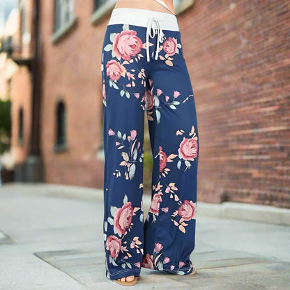 Women’s Wide Leg Yoga Pants – Casual Lounge Pajama Pants FitiqueFit