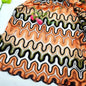 Knitting Lace Fabrics Zig Zag Wave Striped Lace Crochet Mesh Fabric Diy Fashion Cloth 155CM/1078 NovaCart