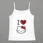Y2K Hello Kitty Crop Top – Emo Girls Vintage Punk Tank FitiqueFit