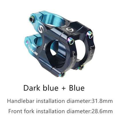 MTB Road Bike Stem CNC Mountain Bicycle Bridge Short Power 31.8mm High Strength Climbing Riser Pi-Mart