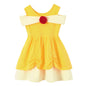 Children's Casual Dress for Girls Mermaid Rapunzel Dress One-Shoulder Sling Short Sleeve Princess Costume Summer Casual Vest NovaCart