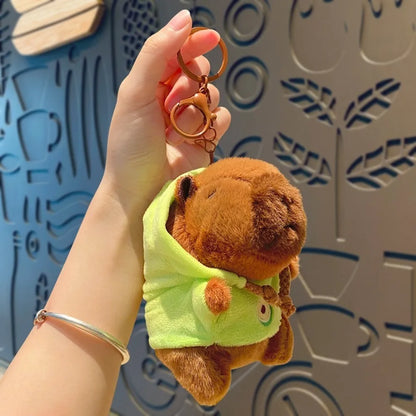 Cute Capybara Plush Toy Hoodie with Wings Simulation Doll Small Size Stuffed Animals Anime Fluffty Toy Birthday Party NovaCart