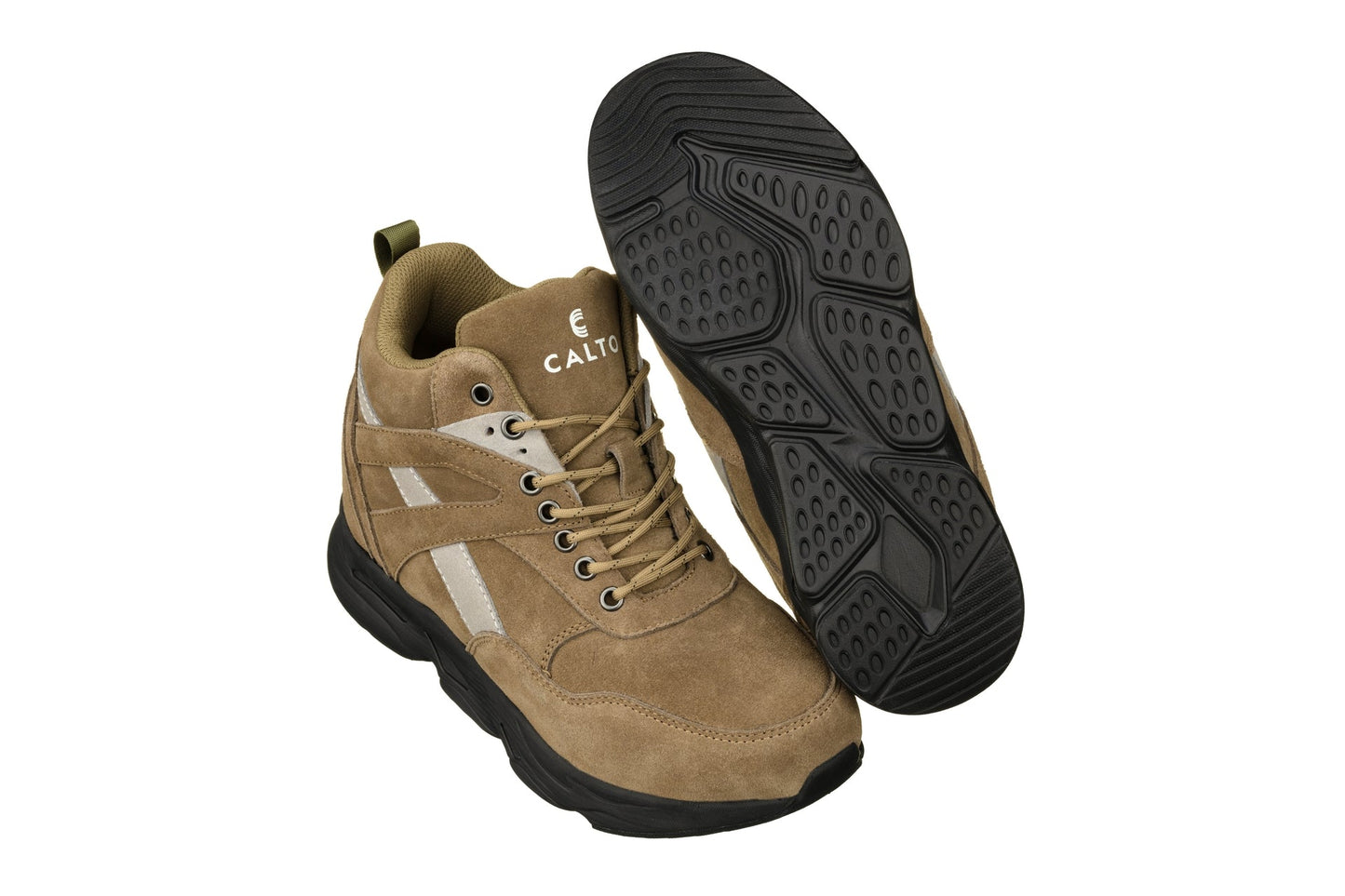 CALTO - S33596 - 4 Inches Taller (Olive Green) - Sneakers Tallmenshoes.com