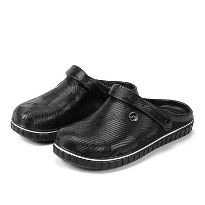 Lightweight Chef Shoes Closed Toe Rubber Sandals Men Clogs Garden Shoes Barefoot Zuecos Hombre Cholas Man Summer Beach Shoes NovaCart