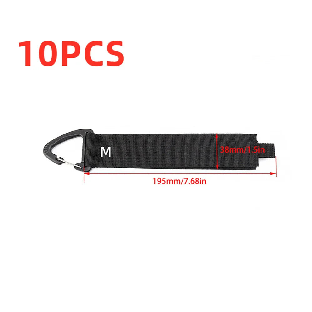 Hanging Mountaineering Buckle With Heavy Material Binding Nylon Storage Belt Extension Line Storage And Sorting Heavy Material Pi-Mart