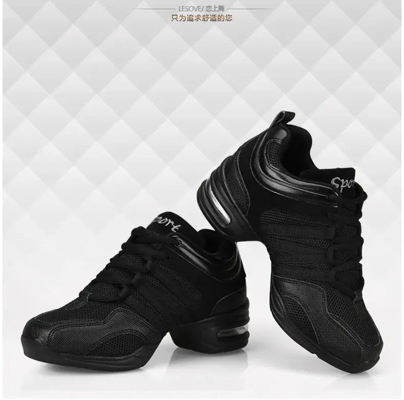 Women's Dance Shoes Soft Outsole Woman Breath Jazz Hip Hop Shoes Sports Sneakers Ladies Girl's Modern Jazz Dancing Shoes for Men NovaCart