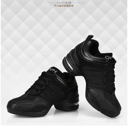 Women's Dance Shoes Soft Outsole Woman Breath Jazz Hip Hop Shoes Sports Sneakers Ladies Girl's Modern Jazz Dancing Shoes for Men NovaCart