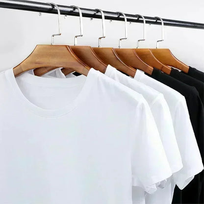 High Street Retro and Interesting Printed Loose and Comfortable Pure Cotton Short-sleeved T-shirt for Both Men and Women NovaCart
