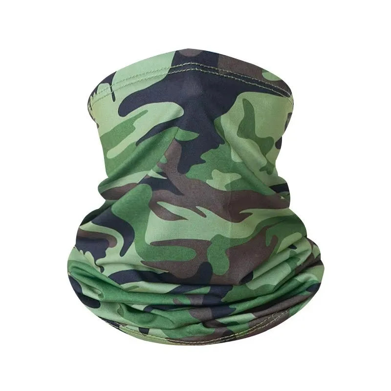 LOOGDEEL Sun Protection Bib Spring and Summer Motorcycle Neck Cover Sports Magic Bandana Riding Mask Full Face Outdoor Ice Silk Pi-Mart