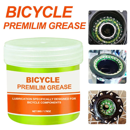 50g Bicycle Lubricating Oil Effect Bearing Grease Hub Lubricants Lipid Elements for Mountain Road Bikes Pi-Mart