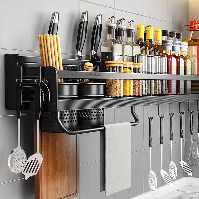 Wall-Mounted Kitchen Spice Rack Organizer SmartPursue™