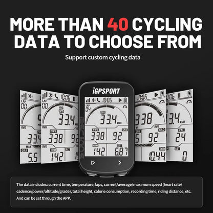 GPS Bike Computer IGPSPORT BSC100S Cycle Wireless Speedometer Bicycle Digital Stopwatch Cycling Odometer Cycling Computer Pi-Mart