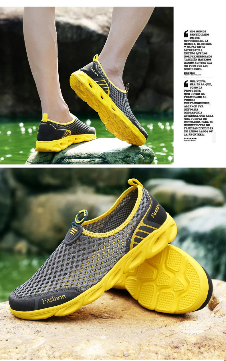 Fashion Casual Shoes Lightweight Summer Breathable Men Shoes Outdoor Comfortable Women Footwear Male Ladies Walking Shoes 36-45 NovaCart