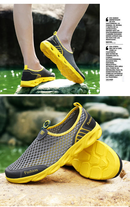 Fashion Casual Shoes Lightweight Summer Breathable Men Shoes Outdoor Comfortable Women Footwear Male Ladies Walking Shoes 36-45 NovaCart