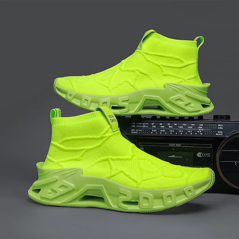 Men's Outdoor Sports Shoes - High-Top Sports Shoes Are Novel and Fashionable, Non-Slip and Durable, Suitable for All Seasons, NovaCart