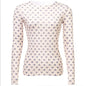 Woman Clothes Korean Moon Print Long Sleeve T-Shirt Fashion Casual Layered Sun Protection Top Ice Silk Basic Tee Spring Autumn NovaCart